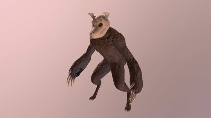 Werewolf 3D Model