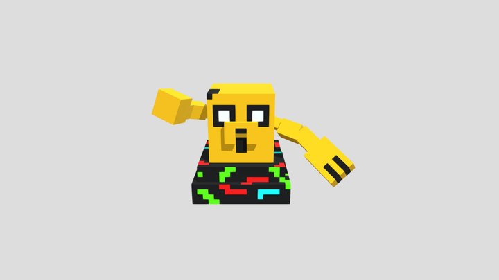 Corrupted jake 3D Model