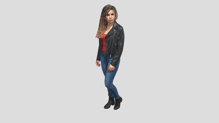 Leather And Denim Confidence