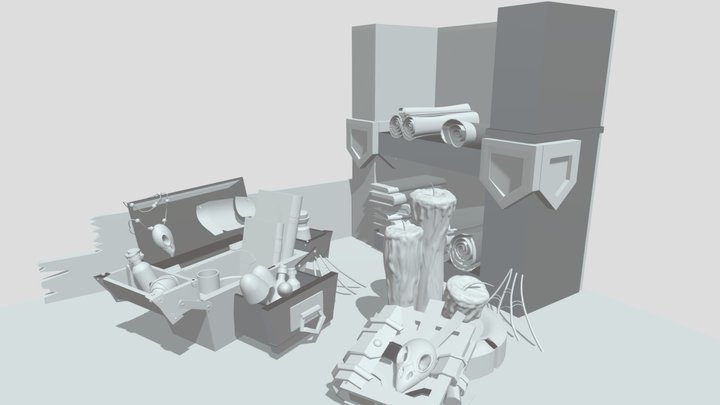 Gray_ Kevin_ Witch Box 3D Model