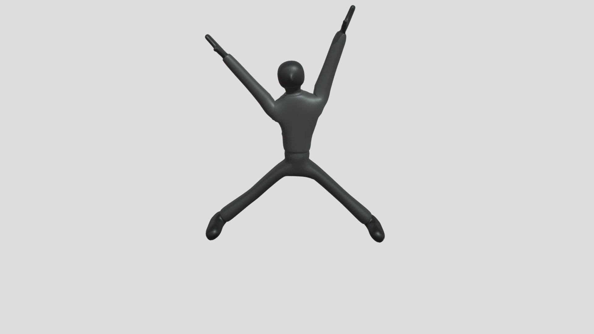 Pose Man For 3D Animation