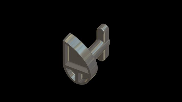 Fibonacci Cufflink 3D Model