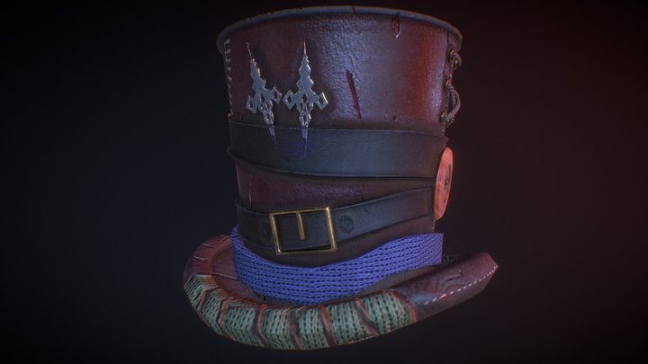 Mad Hatters Hat 3D Model