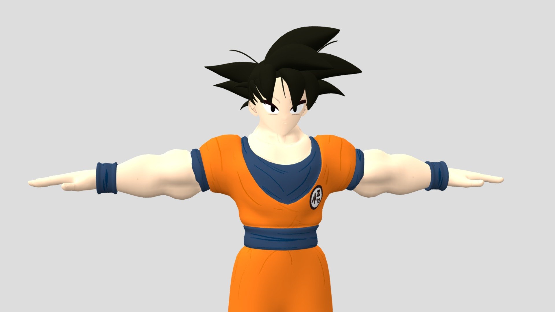 Goku model rig - Download Free 3D model by Oup77 (@vaclelenmenttin77 ...