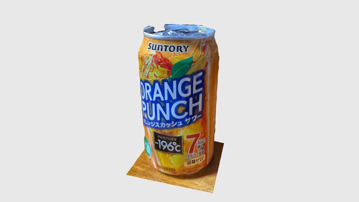 orange punch 3D Model