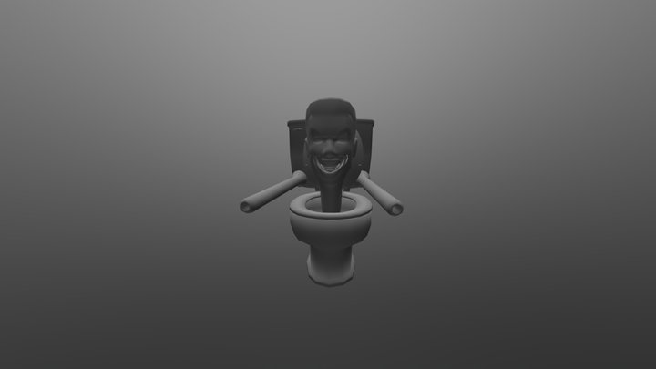 leet skibidi toilet (textures on zip) 3D Model