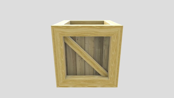 Crate 3D Model