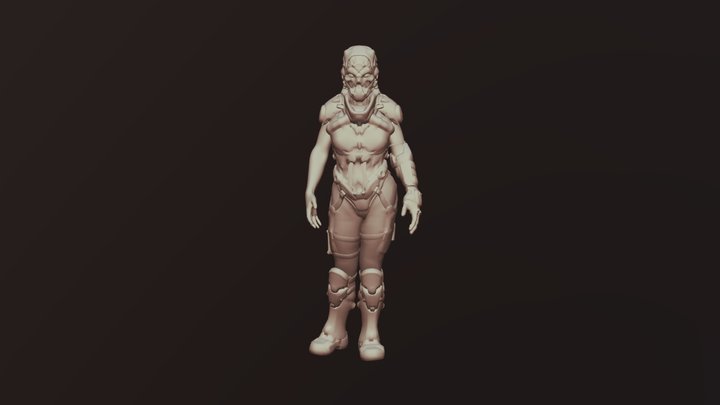 GDC FPS Female Walk Cycle 3D Model