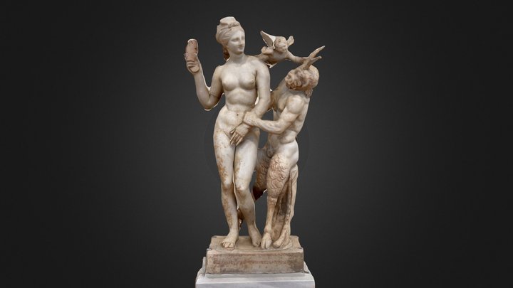 Afrodite, Pan e Eros 3D Model