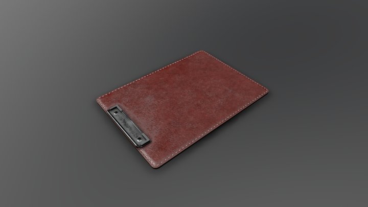 Leather tablet 3D Model