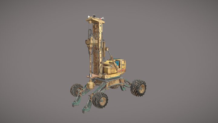 Groundwater Drilling Rig - GAP Final Assignment 3D Model