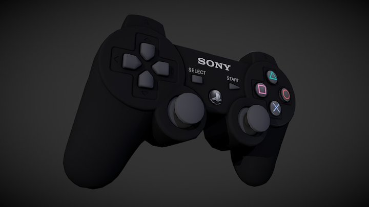 PS3 Controller 3D Model