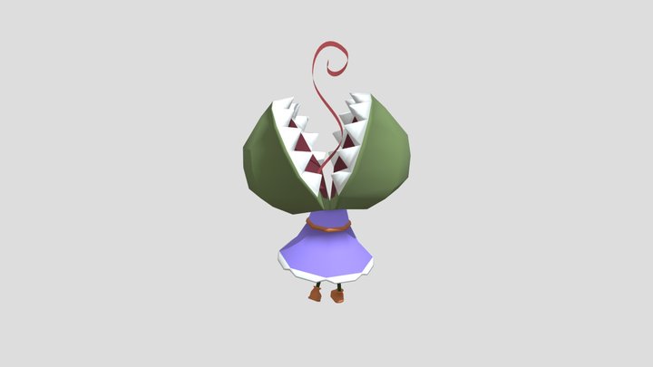 3D Sketchbook 7 - Plant Girl 3D Model