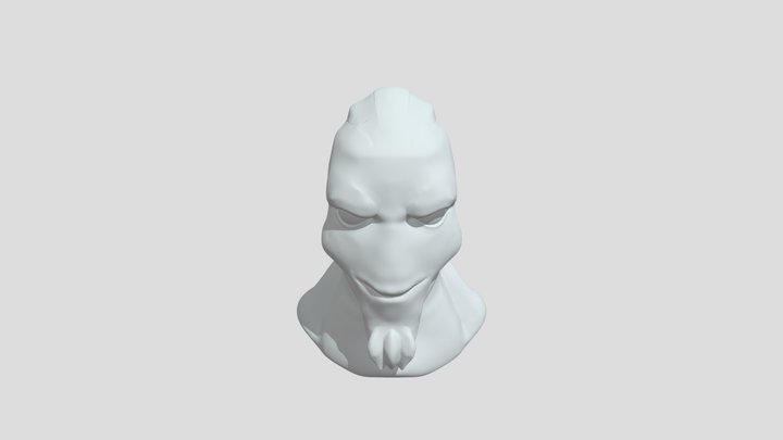 Alien Head Assessment 3D Model