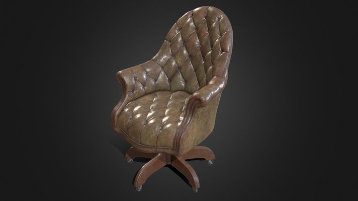 Chesterfield Chair 3D Model