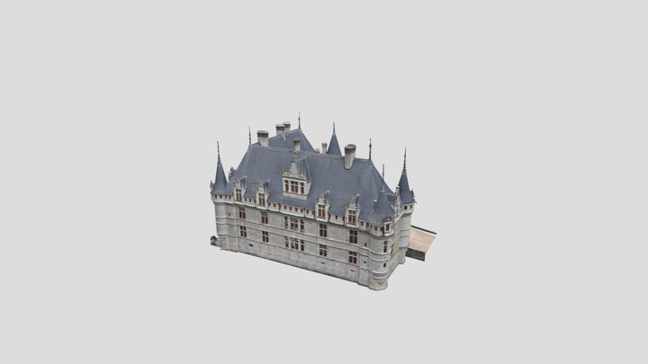 Château d'Azay-le-Rideau 3D Model