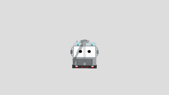 Crane Truck 3D Model
