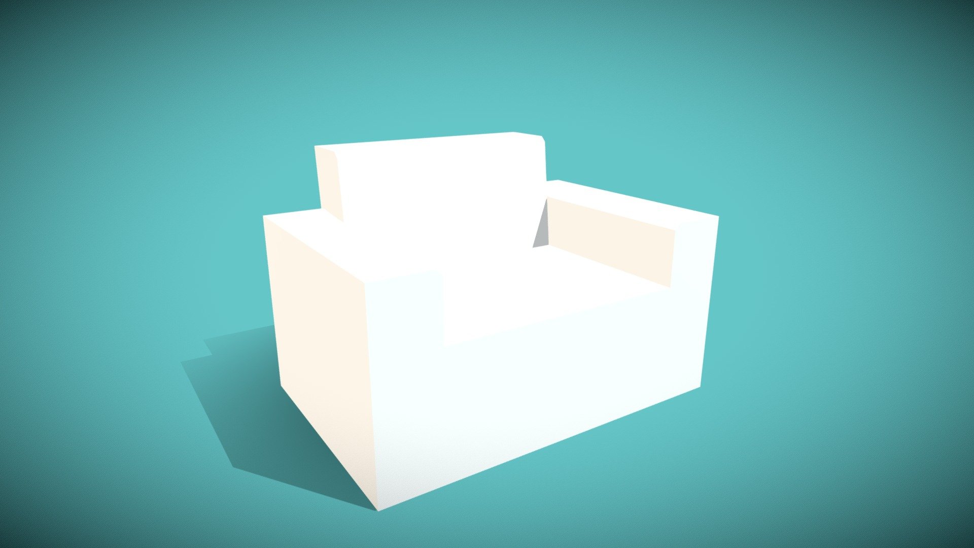 LP Furniture - Sofa Single — Sketchfab embed 3D viewer