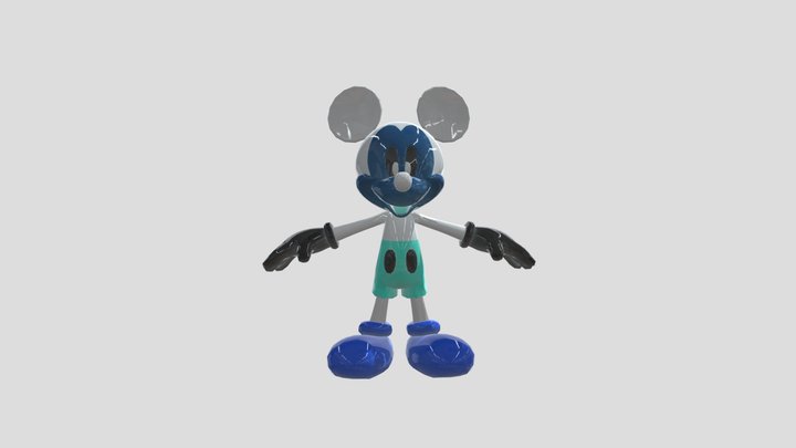 Photo Negative Mickey 2021 3D Model