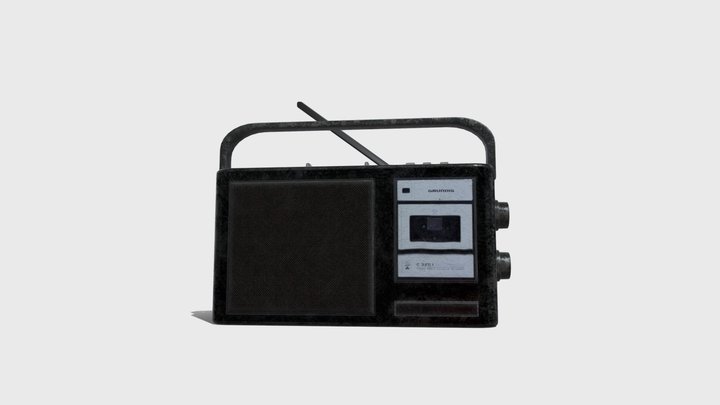Old radio 3D Model