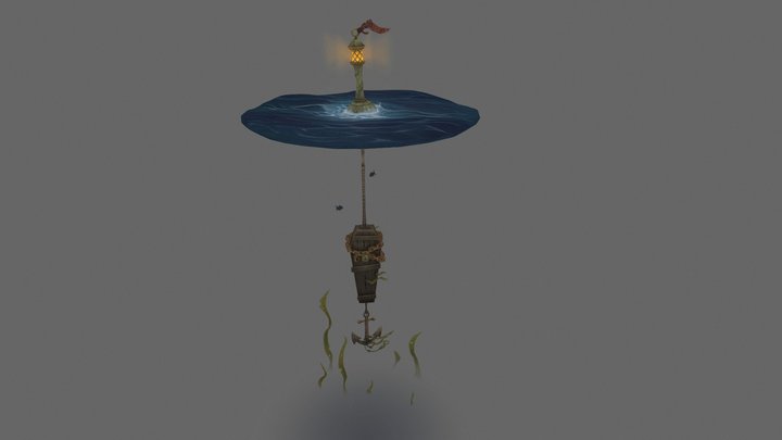 Bilgewater Grave Buoy 3D Model
