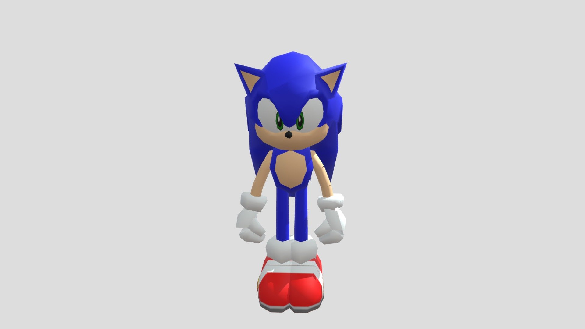 Sonic (SA1) - Download Free 3D model by freddychild1987 [75c2d39 ...