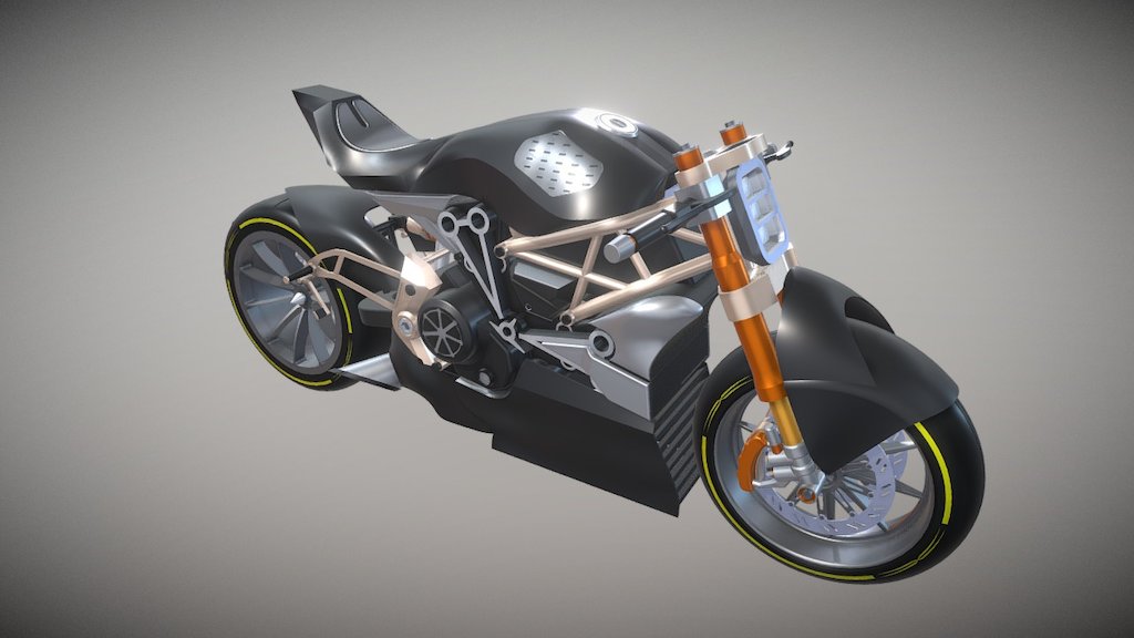 Ducati Dival DraXter - 3D model by 3D Crafty (@3DCrafty) [75c2eee ...