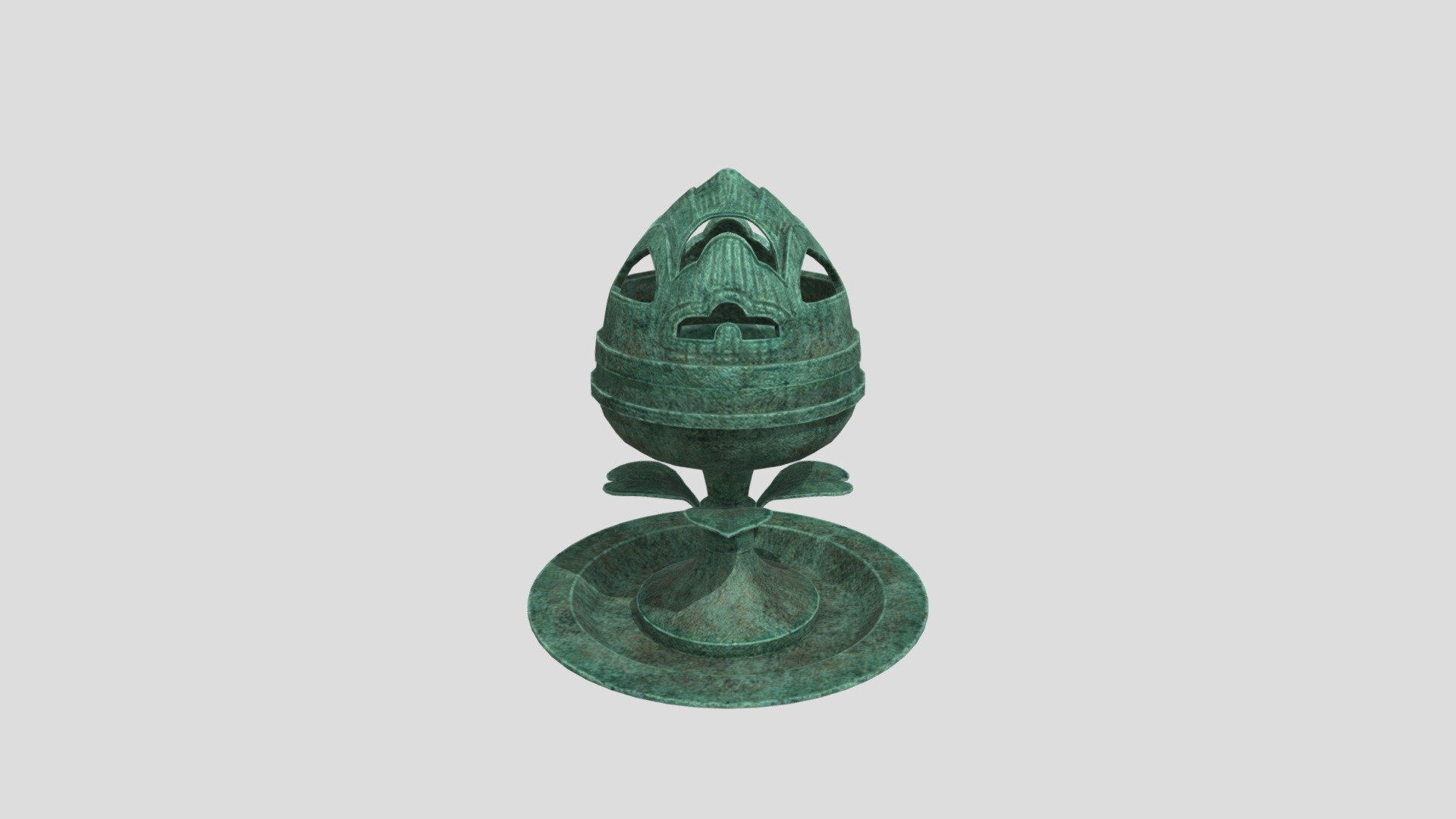 Bronze Baeksan Incense Burner1 - Download Free 3D model by KOREA ...