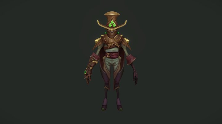 Morius, The Dark Merchant 3D Model