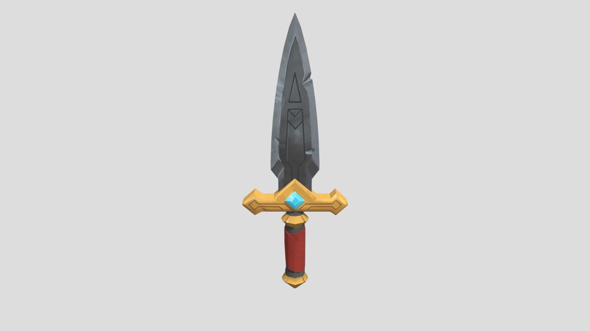 Dagger Model - 3D model by jasonneville [75c561a] - Sketchfab