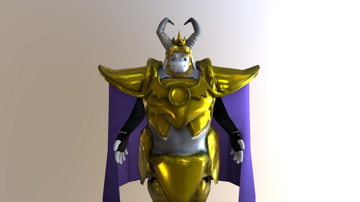 Asgore 3D Model