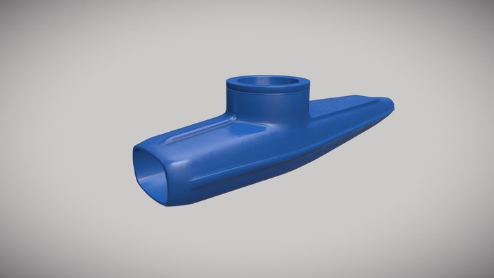 Kazoo Blue - High Poly 3D Model