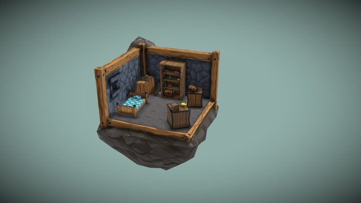 DioramaMedieval 3D Model