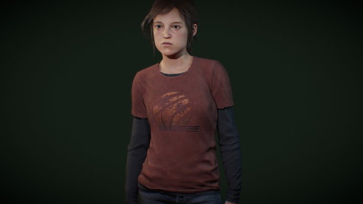 TLOU 2 Ellie 3D Model