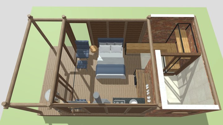 CABANA ADEMIR 3D Model