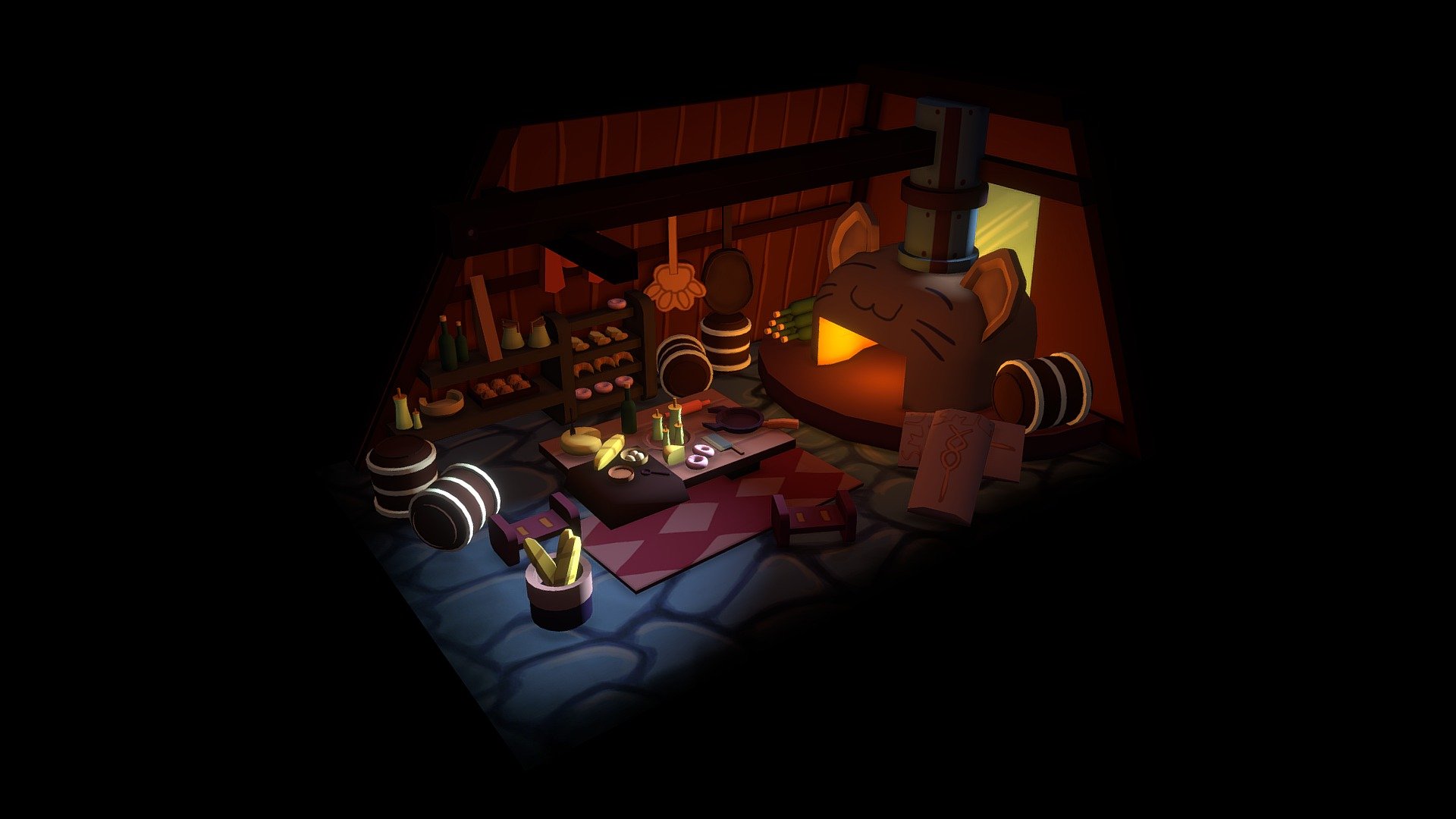 Warm-Comfy Scene