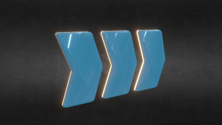 Direction arrows 3D Model