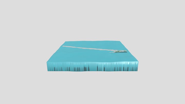 Уэлен_с_дорогами 3D Model