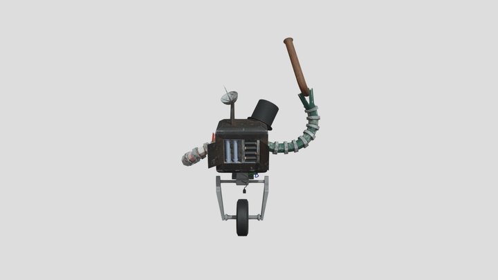 3D Droid finished with texture 3D Model