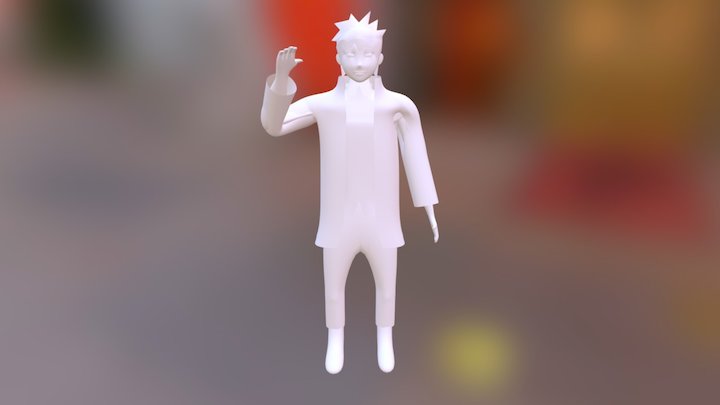 Senior Character Final 3D Model