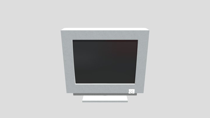 Tube Monitor 3D Model