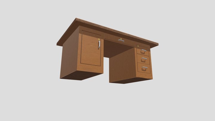 Nice Desk 3D Model