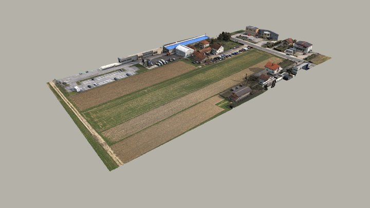Parcela u Odri 3D Model