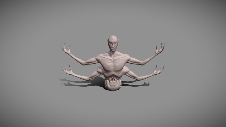 Egyptian Deity College Project 3D Model