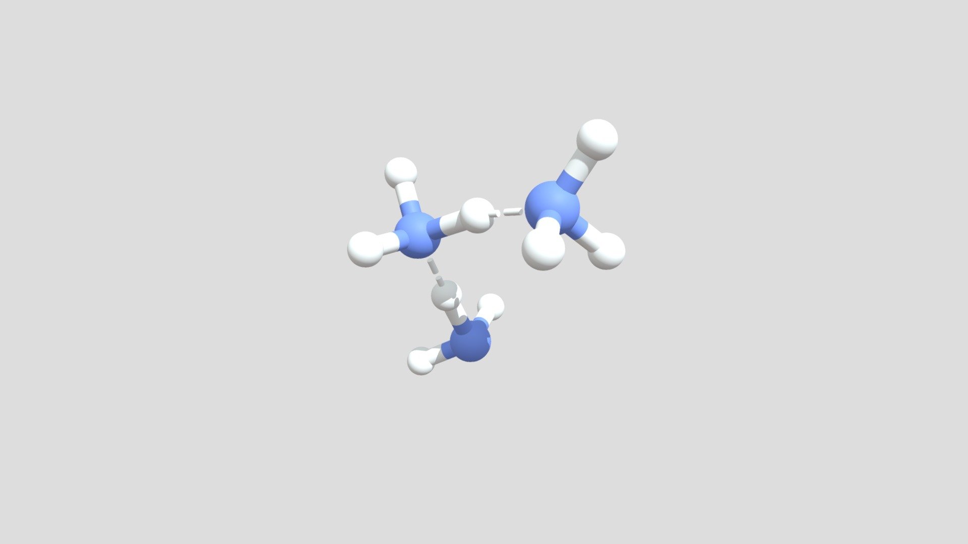 Ammonia and hydrogen bonds