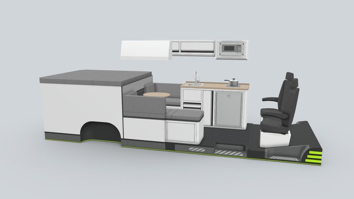 TOURIG - Weight Interior 3D 3D Model