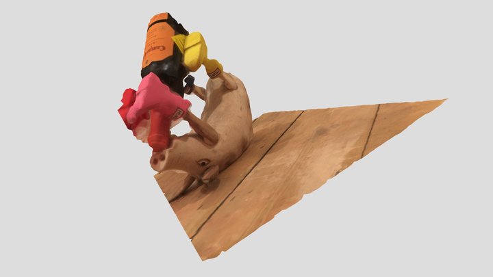 Drunken Piglet 3D Model