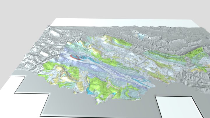 Litologia Bizkaia 3D Model