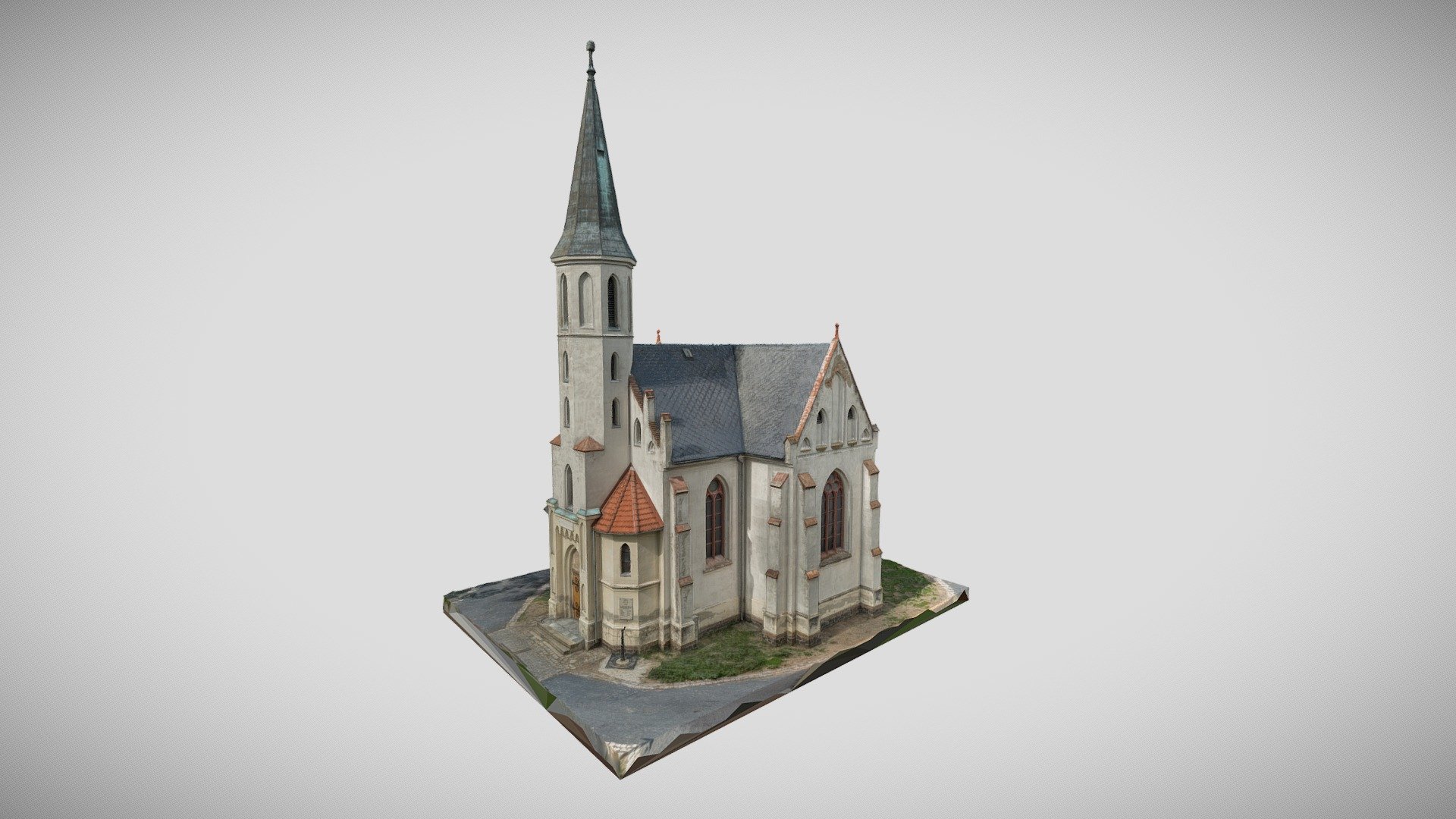 Old church building — Sketchfab embed 3D viewer