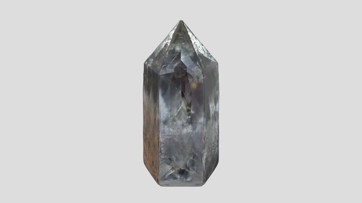 Quartz crystal 3D Model
